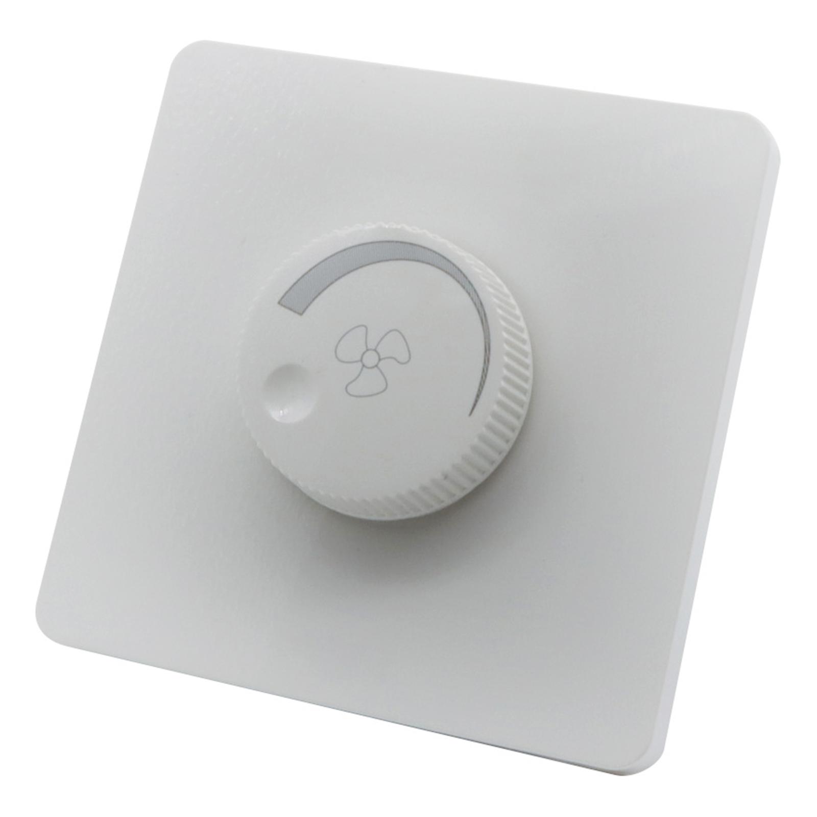 

220В Універсальне регулювання Перемикач регулювання швидкості стельового вентилятора Настінна кнопка Диммер Плавне регулювання швидкості Регулятор швидкості вентилятора білий