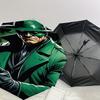 1pc Green Lantern Automatic Open/Close Umbrella Compact Folding Umbrella with 8-Rib Shaft lightweight esign, for Women/Men1153A