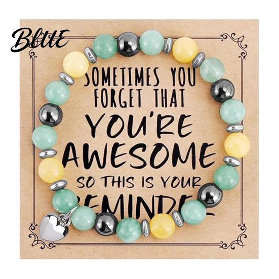 Comfortable Bracelet Women Elastic Rope Natural Stone Beads