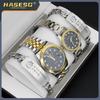 Couple's Waterproof Quartz Wristwatch Set for Men and Women