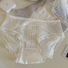 Plus Size Women's Summer Simple Pure Lace Nude 7A Antibacterial Cotton Crotch Triangle Briefs