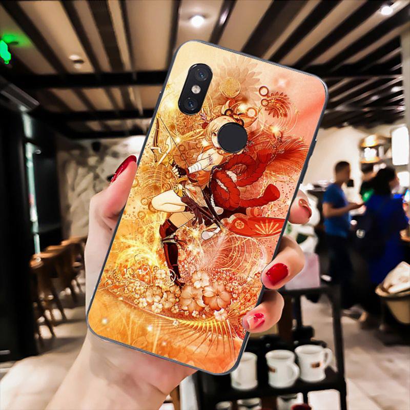 Genshin Impact Yoimiya Etui na Telefon Dla Xiaomi Mi 11 10 A2 A2lite A1 9 9SE 8Lite 8explorer F1 Poco M3 X3 Pro Fundas Cove