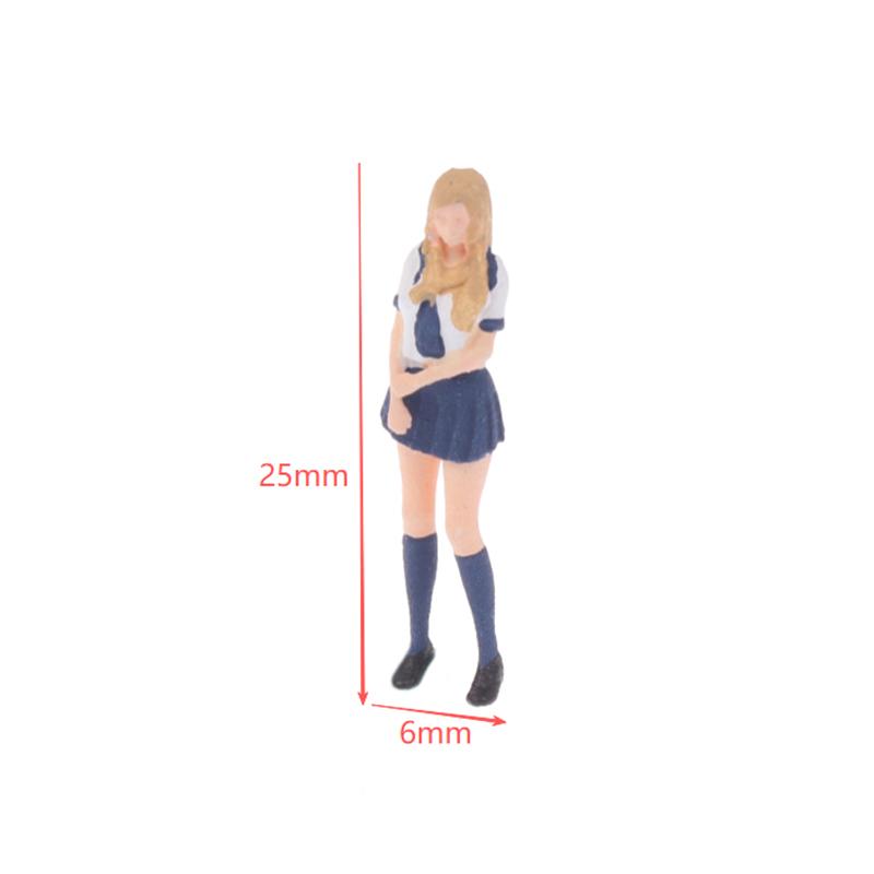 1/64 Scale Model Figurine Mini Skirt Girls Collectible Doll Exquisite Figure For Fans In Scale Diecast Model Car