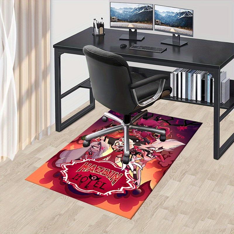 1pc Hazbin Hotel, Demon, Hell Office Carpet Soft Polyester Entrance Carpet Washable Non slip Machine