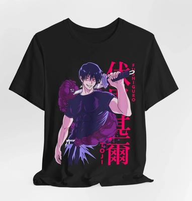 Toji Anime Grafik T-Shirt, Japanisches Manga Shirt, Otaku Geschenk, Anime Fan Oberteil, Unisex