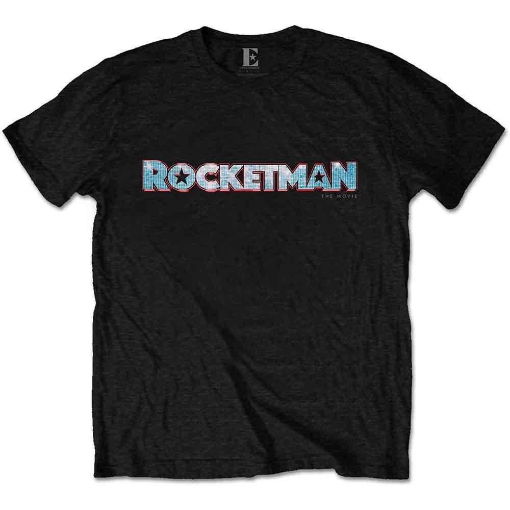 Elton John T Shirt Rocketman Movie Logo new Official Mens Black