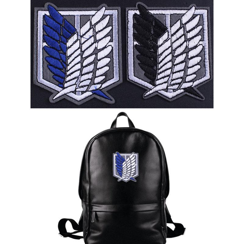 Attack On Titan Anime Embroidered Patches Clothing Thermoadhesive Patches Fusible Patch On Clothes Wings of Freedom Emblem Badge