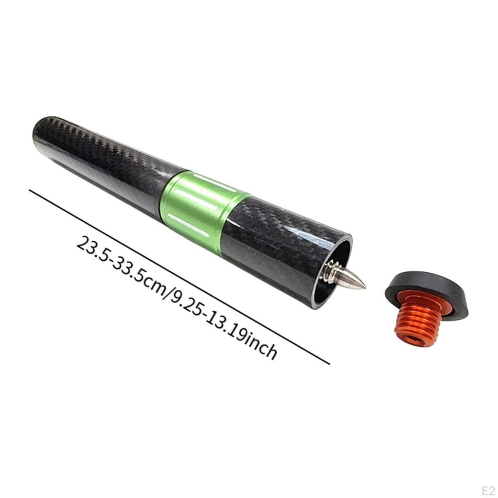Pool Cue Stick Extension Retractable Carbon Fiber Billiards Accessory Replacement Spare Part Compact