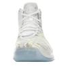 Li Ning YuShuai 10 Cushioning Slip Resistant Abrasion Resistant High Top Basketball Shoes Men's White ABAN133-1