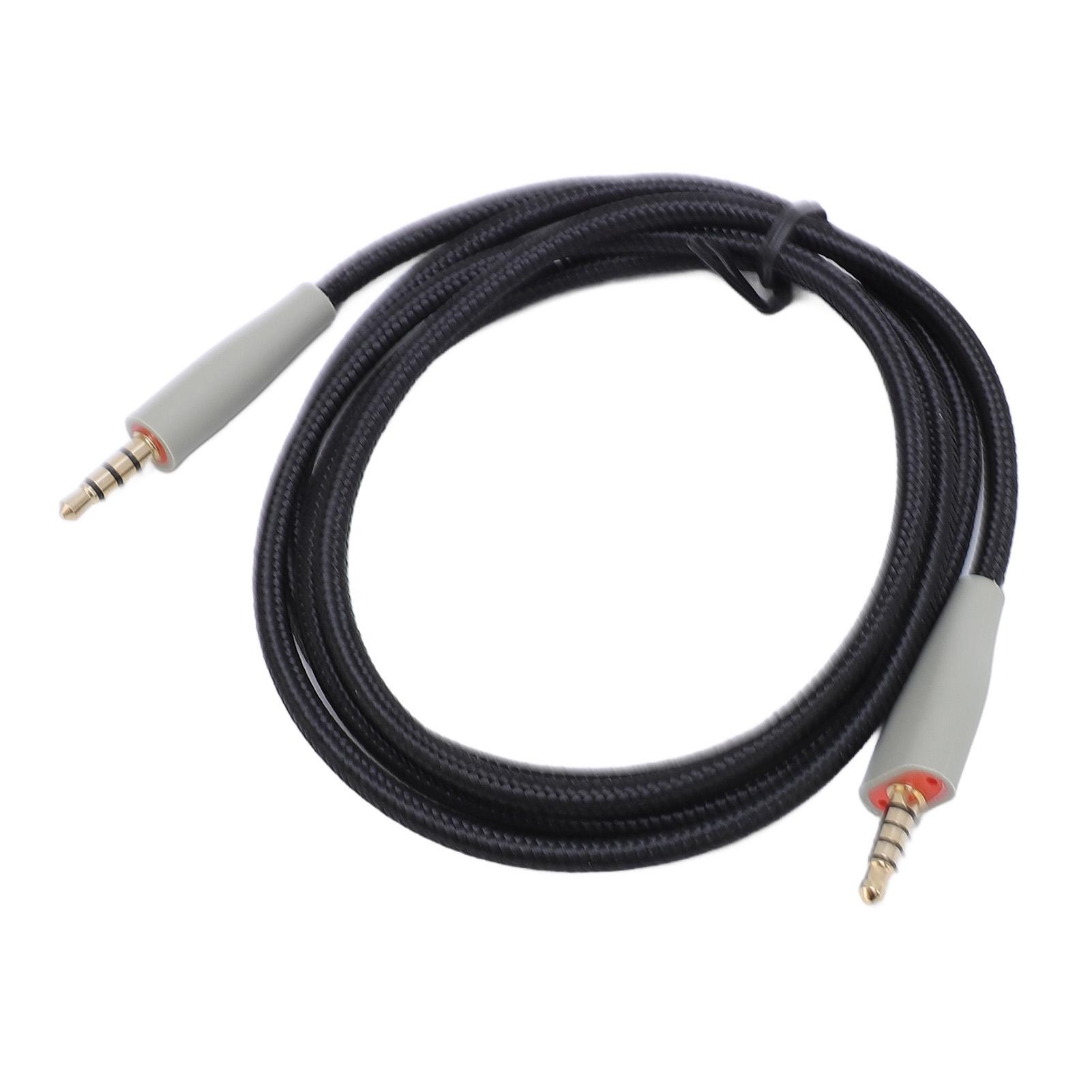 

2pcs Headphone Cable 3.9ft 3.5mm Connectors Lossless Sound Quality OFC Woven Wire Headset Cable for