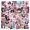 50 Sheets Messi Football Star Graffiti Stickers for DIY Decoration - Waterproof for Bottles, Helmets, and Computers