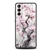 Cherry Blossom Tree Phone Case For Samsung Galaxy S24 S23 Ultra S22 S21 S20 FE 5G S10 S10E S9 Plus S8 Soft Silicone Black Cover