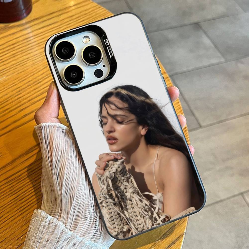 

M-Motomami R-Rosalia Vila Tobella Phone Case For iPhone 16 17 15 14 12 13 Pro Max Black Candy Matte Shockproof Cover iPhone12PROMAX