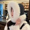 Plush Bomber Hat Ear Protection Ski Russian Cap Outdoors Ushanka Fur Hat  for Men Women