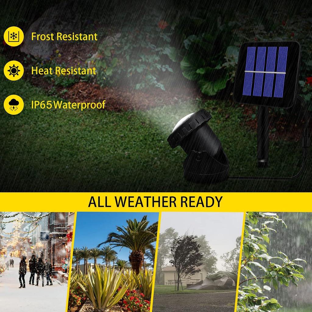 Outdoor Solar Garden & Pool Spotlight: Landscape Atmosphere Light for Courtyard & Underwater Ponds