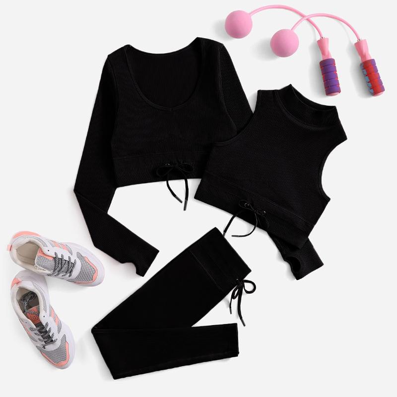 JYL Mesh Short Sleeve Shorts Two Piece Pilates Set L бездна