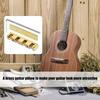 Height Adjustable 4 String Bass Guitar Nut Electric Guitar Brass Roller Guitar Nut Split Regulation Replacement Parts