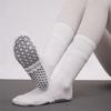 2color Double-layer Fabric Stretch Grip Indoor Exercise Practice Pressure Cotton Custom Logo MidCalf Pilates Yoga Socks