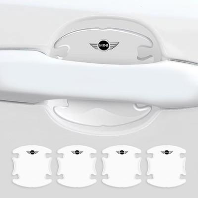 4PCS Transparent Car Door Anti-collision Protector Bumper Strip Sticker For BMW Cooper F54 F55 F56 R56 R60 SONE Roadster Clubman Coupe