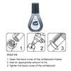 1box 50ml Permanent Marker Ink,Oily Quick-Drying Waterproof And Non-Fading,Non-Erasable Marker Ink Refill,Red Blue Black