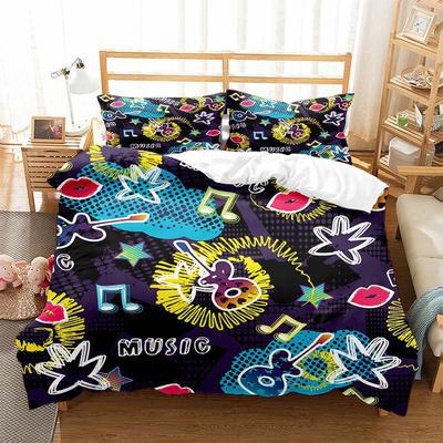 Fashion Technology Printing, 3D Digital Printing, Bedding, Duvet Covers, Pillowcases, Three-piece Sets
