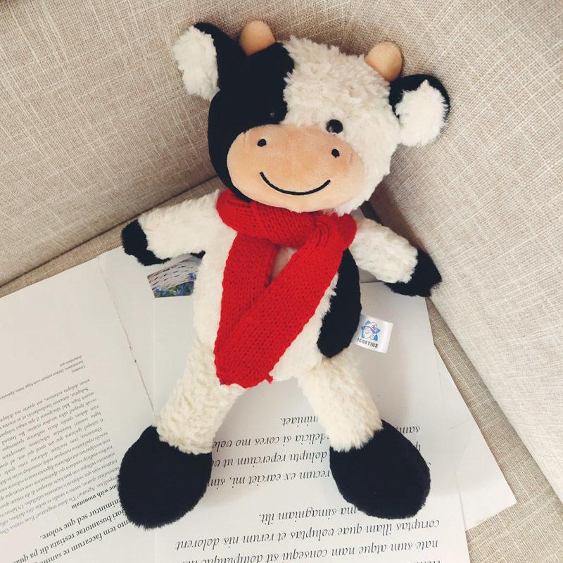 30CM New Cute Animal Cartoon Cows Stuffed Plush Toy Kawaii Cattle Comfortable Soft Toy Children Birthday Present Plush/Nano Doll