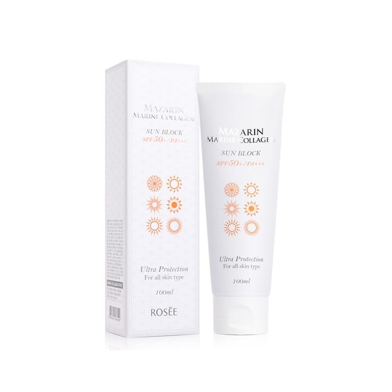 

Солнцезащитный крем с коллагеном Mazarin 100 мл SPF50+/PA+++