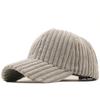CNTANG New Winter Corduroy Baseball Cap Fashion Solid Color Women Sun Hat Lady Outdoor Leisure Warm Girls Spring Plush Caps