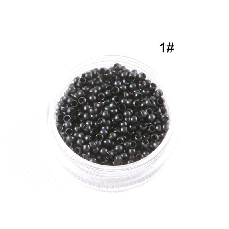 

Кольцо для наращивания волос Nano Ring X1.6 Медное кольцо для наращивания волос Нанокольцо Застежка для наращивания волос Инструменты для парика 1000 шт. 1# Black