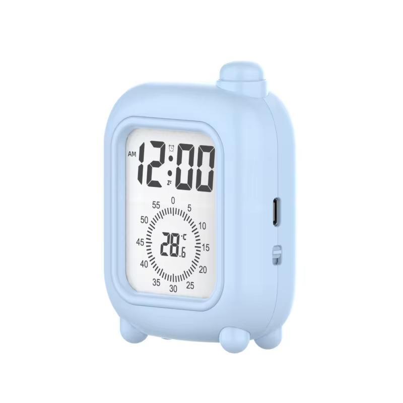 Multi-function Modern Square Plastic Electronic Table Clock Visual Timer Management Countdown Desk Digital Alarm Clock Students