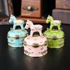 Enamel Color Trojan Horse Jewelry Box, Ring, Earrings, Storage Box, Jewelry Storage, Flip Cover, Dust-proof Jewelry Box, Home Ornament.