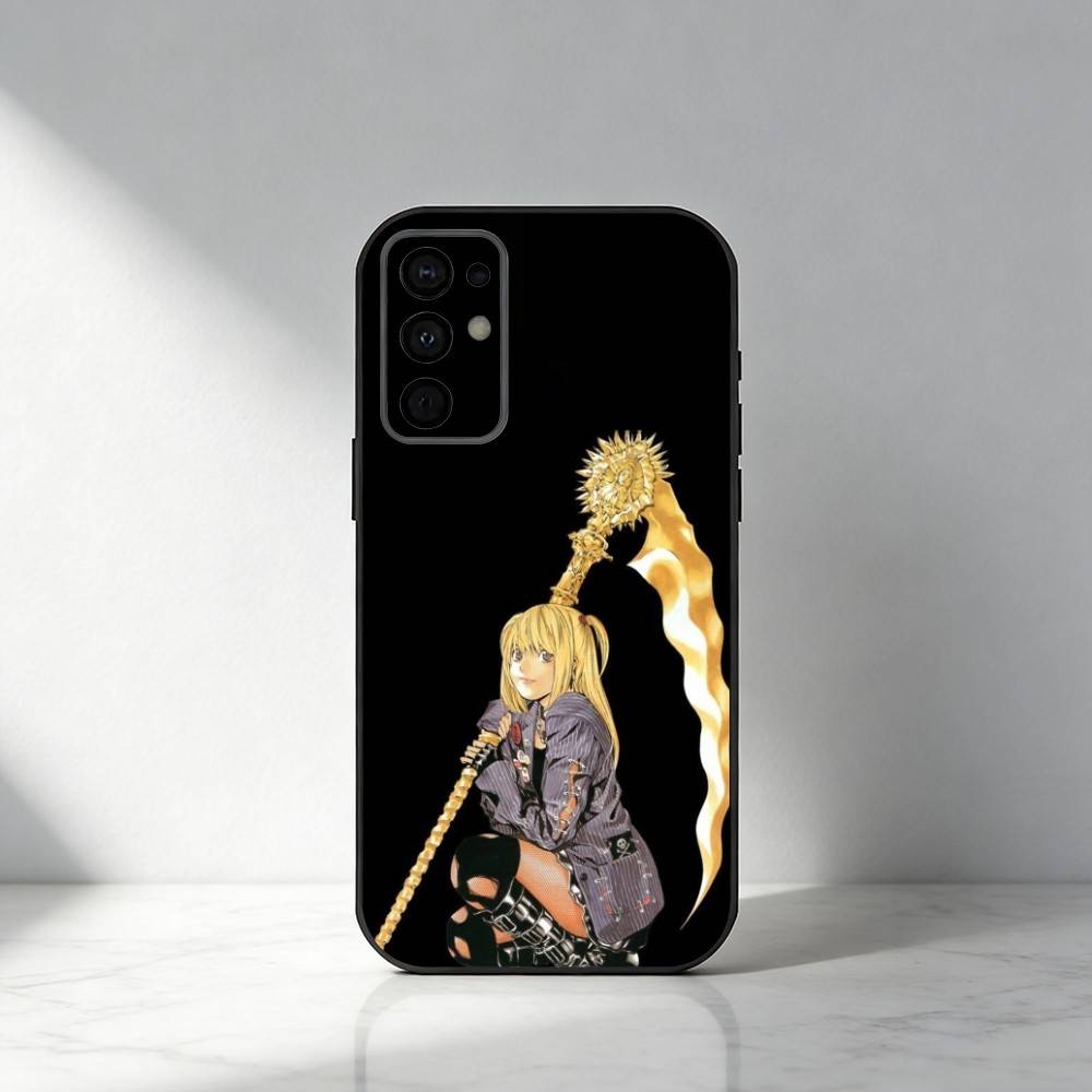 

Чехол для телефона D-Death Misa N-Note для Samsung S25, S24, S21, S22, S23, S30, Ultra, S20, Plus, Fe, Note, 5G Черная крышка Samsung S26Plus
