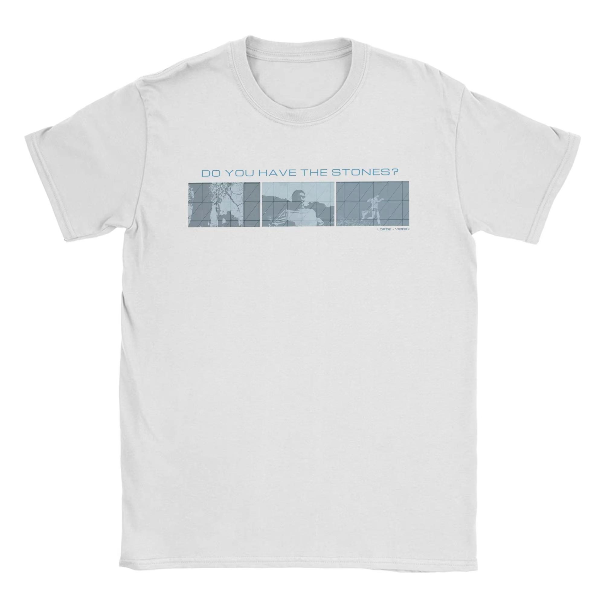 

2025 Lorde Virgin New Album T Shirt Men Funny 100% Cotton T-Shirts Summer O-Neck Trending Tee Shirt Design Oversize Clothes Tops 4XL