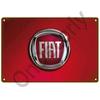 FIAT Garage Bar Metallskylt, Bilmärke Väggdekor 20x30cm