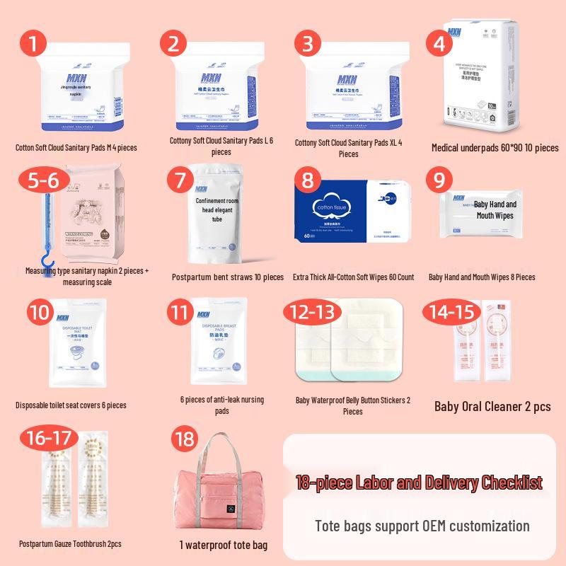 

Сумка в роддом: Полный летний набор для родов, родоразрешения и послеродового ухода для матери и ребенка