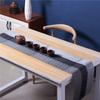30*180CM Bamboo Weave PVC Table Runner Wipe Clean Woven Vinyl Dining Table Decoration For Home Coffee Indoor Outdoor