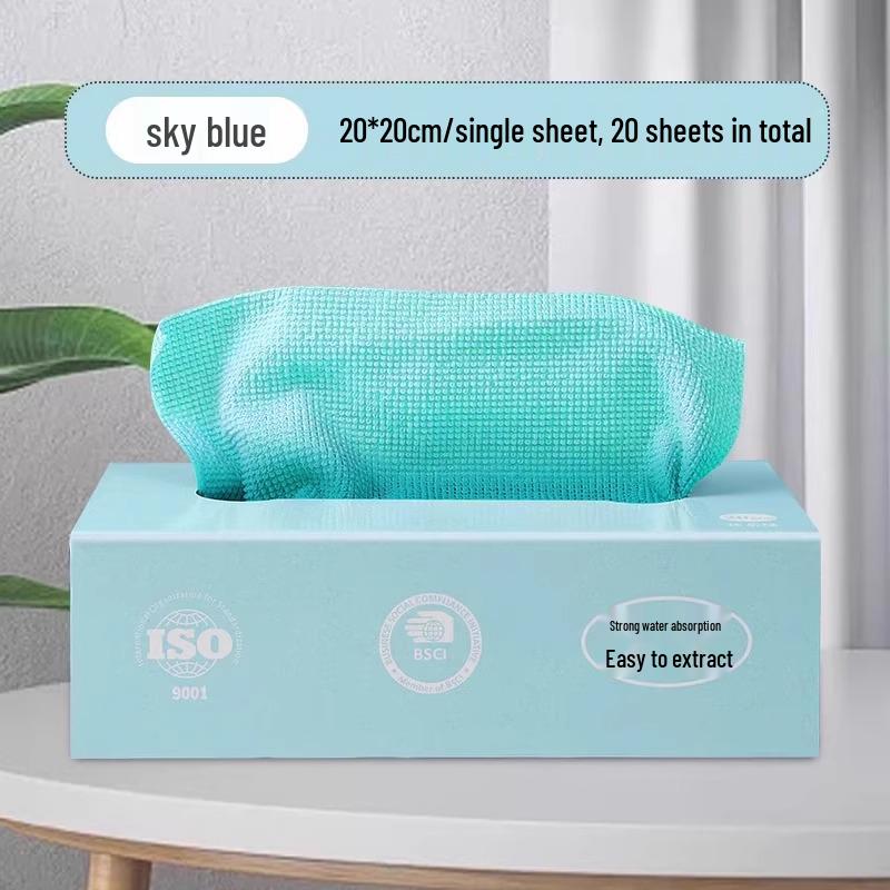 Reusable and Disposable Kitchen Dishcloths - Thick, Washable, Dual-Use Wet & Dry Scouring Pads