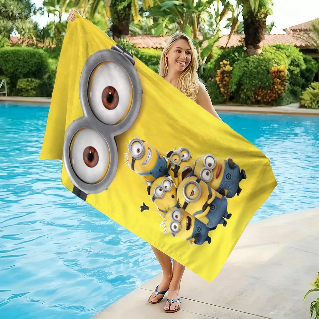 Großäugiges Süßes Wesen Bananamaster Strandtuch Schnelltrocknend Geeignet für Strandurlaub Pool Fitnessstudio Süßes Geschenk für Freunde Familien