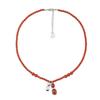 Retro Beaded Peanut Pendant Necklace - Simple, Stylish, Versatile Sweater Chain