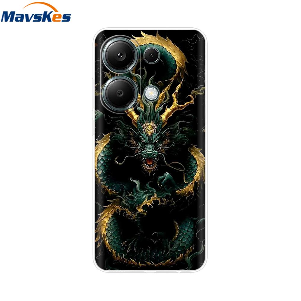 For Redmi Note 13 4G 5G Case Fashion Panda Phone Cover For Xiaomi Redmi Note 13 Pro 4G 5G Cases 13Pro Plus Soft Silicone Funda
