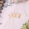 100Pcs/Pack 3.2/4.2/5.2/6.2Mm U-Shaped Brass Cable Grounding Lug Connector