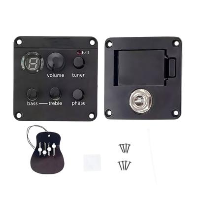 Acoustic Guitar Pickup with Tuner Guitar Pickup ISYS+ EQ Preamp Systems Folk Guitar Pickup EQ Box Equalizer Enduring