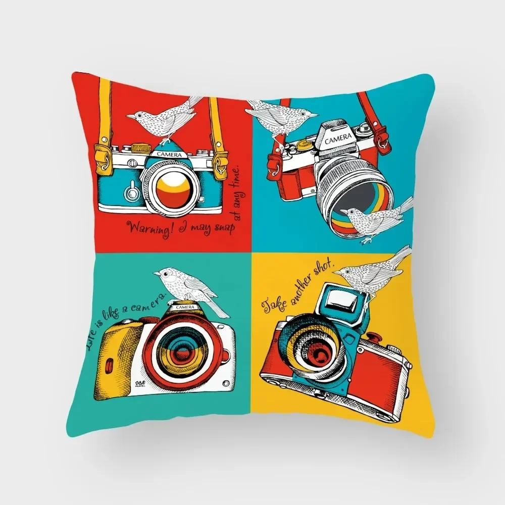 Luxuriöse Heimdeko Kissenbezug Tropischer Flamingo Kissenbezug Wohnzimmer Sofa Kissenbezug