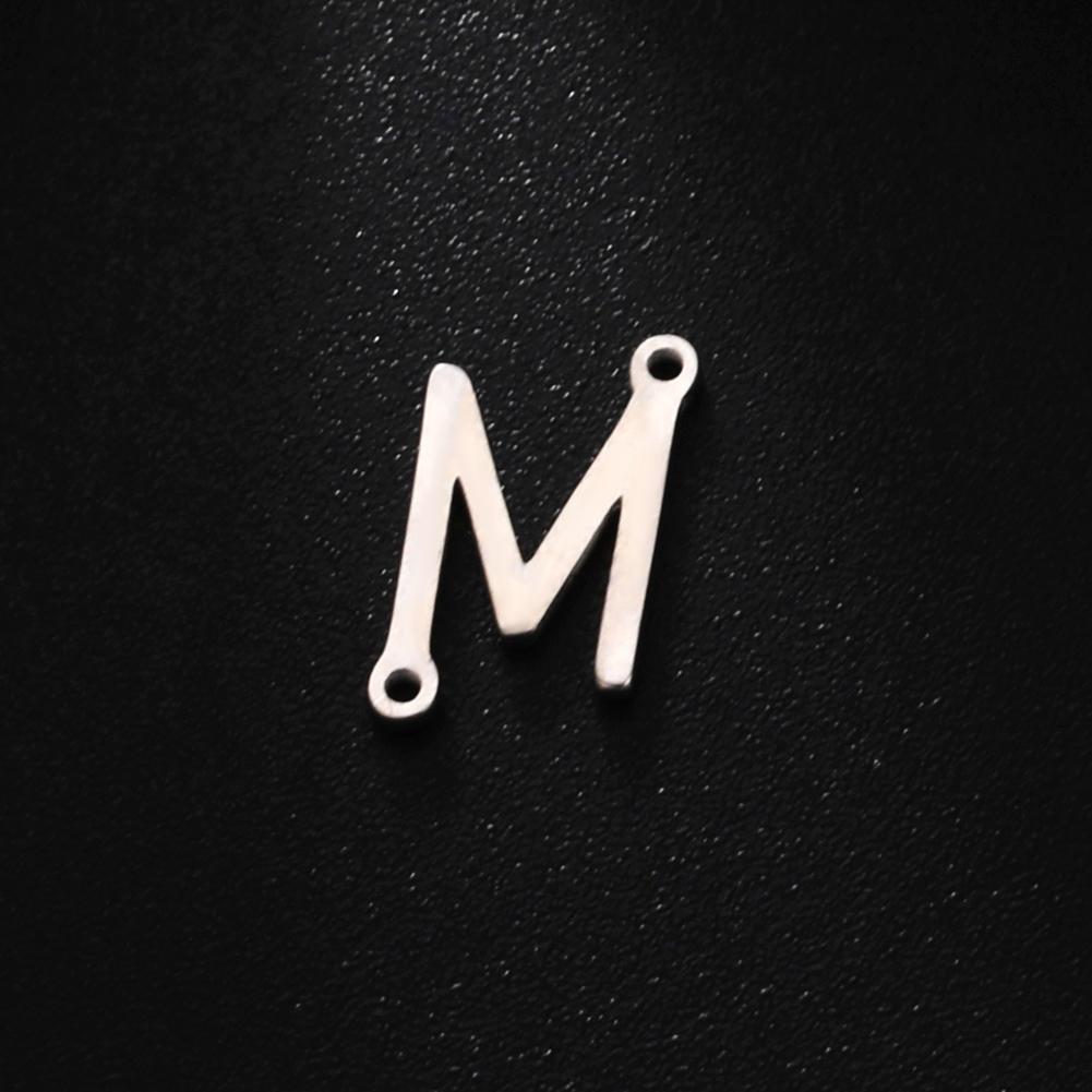 Cazador 5 Pcs/Lot Stainless Steel Gold Color Capital Letter DIY Charms for Jewelry 26 A-Z Alphabet Pendant for Necklace Bracelet