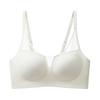 Deep V-shaped Mesh Bra Women's Thin Seamless Underwear Breathable Bra Sexy Bra Push Up Bra