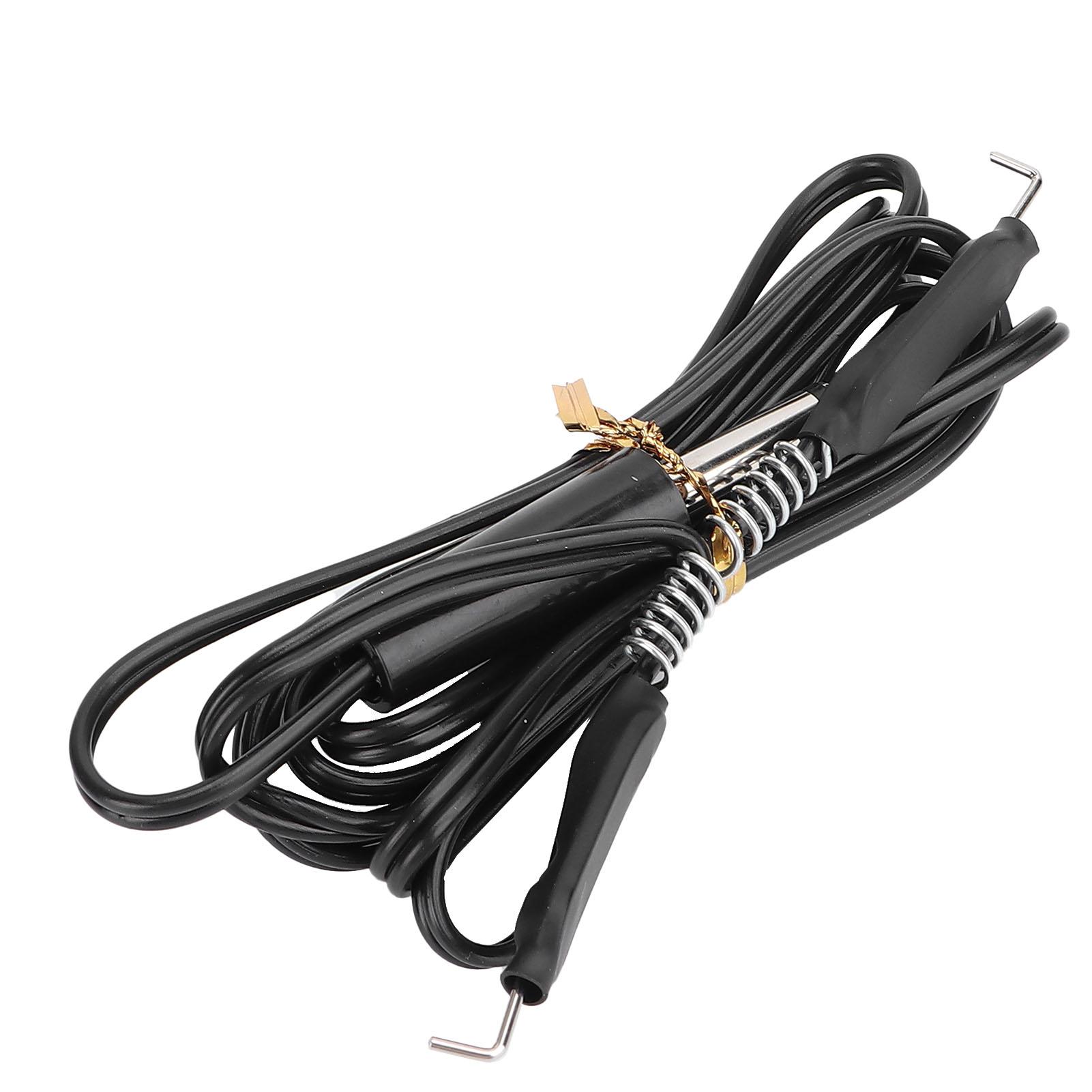 

Silicone Spring Tattoo Clip Cord Portable Tattoo Machine Hook Line Accessories Black