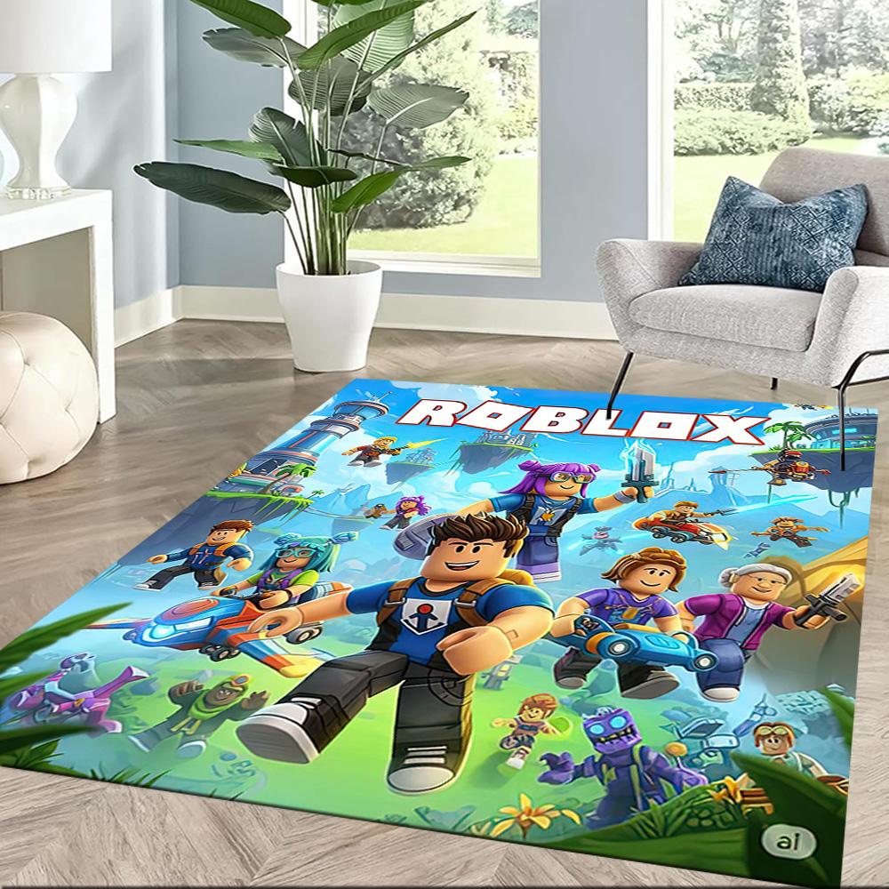 Rolling Blocks Adventure Square Rugs Are a Great Choice for Living Rooms, Bedrooms, Home Décor, and As Gifts.