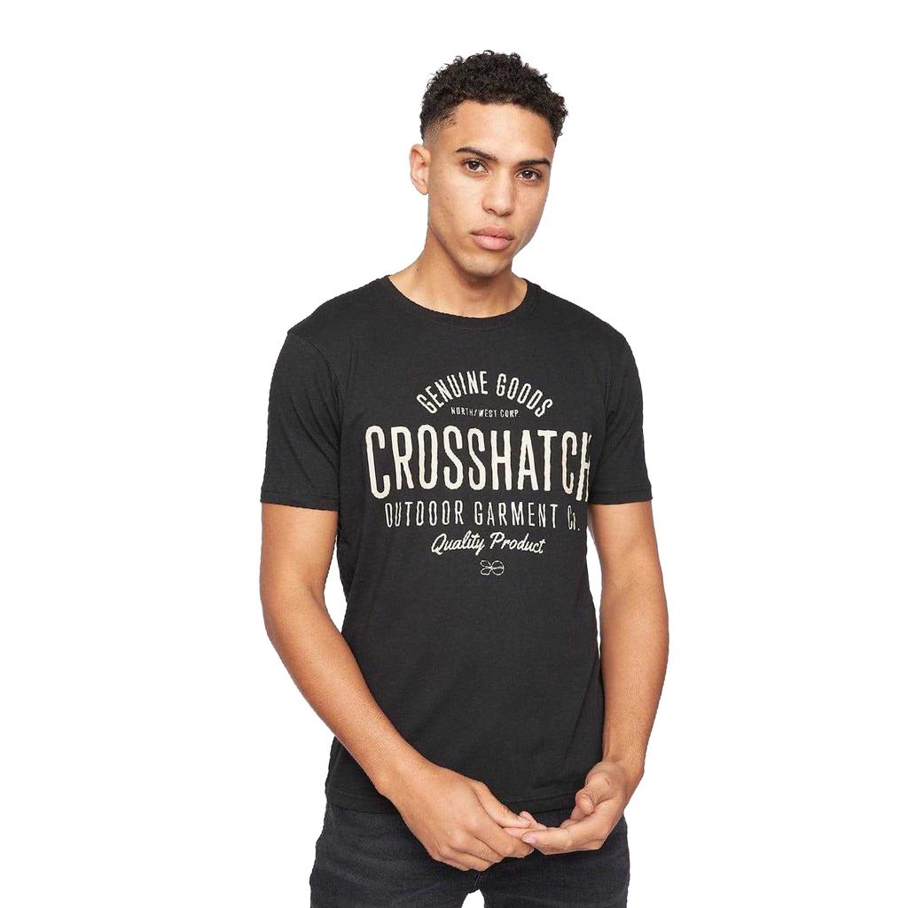 Crosshatch Mens Luckmoore Printed T-Shirt (Pack of 5)
