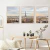 Paris Panorama Landscape Canvas Painting Eiffel Tower Posters and Prints Modern Wall Art Picture for Living Room Home Decor