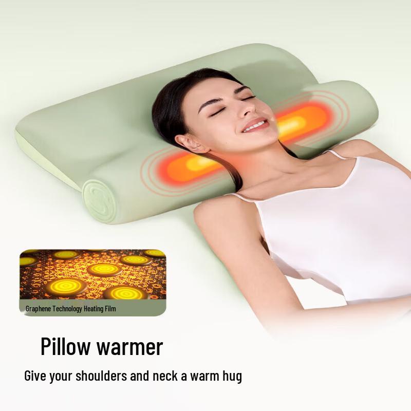 SKG P3-3 Heated Cervical Neck Pillow with Traction CN plug (adapter included)